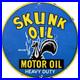 Vintage-Skunk-Oil-Porcelain-Sign-Heavy-Duty-Dealership-Gas-Station-Motor-Oil-01-loz