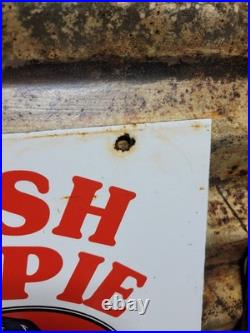 Vintage Slush Puppie Porcelain Sign Old Frozen Icee Beverage Cold Ice Cola Drink