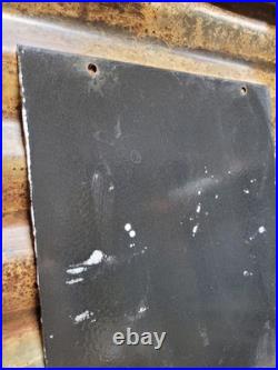 Vintage Slush Puppie Porcelain Sign Old Frozen Icee Beverage Cold Ice Cola Drink