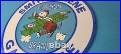 Vintage Smith-O-Lene Gasoline Sign Aviation Service Gas Pump Porcelain Sign Vintage Smith-O-Lene Gasoline Sign Aviation Service Gas Pump Porcelain Sign
