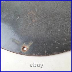 Vintage Smith & Wesson Porcelain Sign Donald Duck Ad Gas Pump Firearms Sign