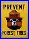 Vintage-Smokey-Bear-Prevent-Forest-Fires-Fiberglass-Sign-Large-18-x-24-RARE-01-yc