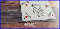 Vintage Sonic Drive In Porcelain Food Restaurant Burgers Service Store 9 Sign