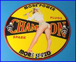 Vintage Spark Plugs Sign Automotive Garage Shop Sign Gas Pump Plate Sign