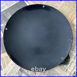 Vintage Standard Motor Oil Polarine Gas 12 Inch Convex Porcelain Enamel Sign