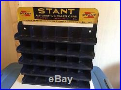 Vintage Stant Automotive Filler Caps Advertising Metal Display Gas Station