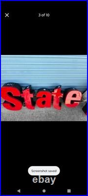 Vintage State Farm Insurance channel letters sign 9ft long 18 12 letters