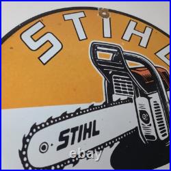 Vintage Stihl Chainsaw Sign Porcelain Hardware Store Display Best Saw Gas Sign Vintage Stihl Chainsaw Sign Porcelain Hardware Store Display Best Saw Gas Sign