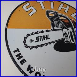 Vintage Stihl Chainsaw Sign Porcelain Hardware Store Display Best Saw Gas Sign Vintage Stihl Chainsaw Sign Porcelain Hardware Store Display Best Saw Gas Sign