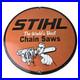 Vintage-Stihl-Chainsaw-Sign-Porcelain-Metal-Store-Display-Advertising-Gas-Sign-01-loet