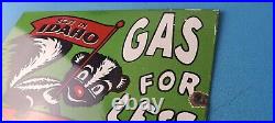 Vintage Stinker Gasoline Sign Porcelain Service Station Gas Pump Plate Sign