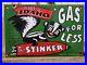 Vintage-Stinker-Porcelain-Sign-1953-Idaho-Gas-For-Less-Skunk-Gasoline-Station-01-ll