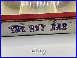 Vintage Store Display Nut Bar Advertising Sign Display Case Warmer Light / Works