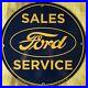 Vintage-Style-1962-Ford-Sales-And-Service-Porcelain-Sign-12-Inches-01-qzpv