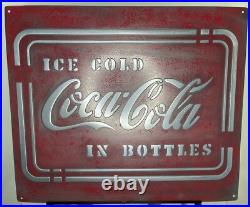 Vintage Style Coca Cola Metal Sign Handmade Garage Art Vintage Style Coca Cola Metal Sign Handmade Garage Art