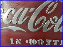 Vintage Style Coca Cola Metal Sign Handmade Garage Art Vintage Style Coca Cola Metal Sign Handmade Garage Art