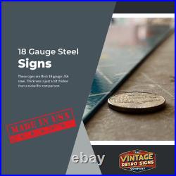 Vintage Style Metal Sign 2 Sided 1956 Chevrolet NOT Porcelain 34x24 Made USA