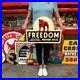 Vintage-Style-Metal-Sign-Freedom-Motor-Oil-Bulldog-NOT-Porcelain-22x16-Made-USA-01-iota