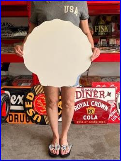 Vintage Style Metal Sign Shell Gasoline NOT Porcelain 20x20 Made USA