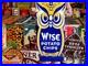 Vintage-Style-Metal-Sign-Wise-Potato-Chip-Owl-NOT-Porcelain-30x14-Made-USA-01-sx