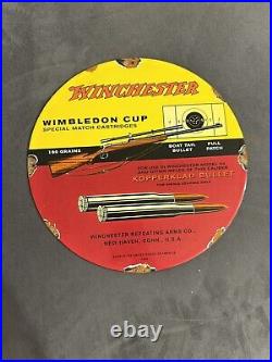 Vintage Style Winchester Wimbledon Cup Cartridges Steel Metal Quality Sign