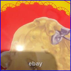 Vintage Sunbeam Bread Porcelain Enamel Sign Rare Concave Original Patina 16x13