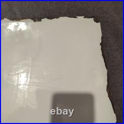 Vintage Sunbeam Bread Porcelain Enamel Sign Rare Concave Original Patina 16x13