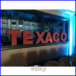 Vintage TEXACO Service Gas Station Sign for mancave hot rod sbc ford mustang fan