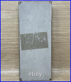 Vintage Tall One Soda Pop Porcelain Sign Coca Cola Bottle Can Gas Station