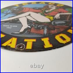 Vintage Texaco Gasoline Gas Pump Sign Aviation Airplane Porcelain Sign Vintage Texaco Gasoline Gas Pump Sign Aviation Airplane Porcelain Sign