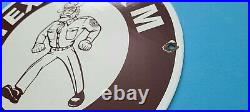 Vintage Texas A & M Porcelain Aggies Football College Sports Stadium Store Sign