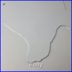 Vintage Texas Shaped Sign USA Humble Gas Service Station Pump Porcelain Sign