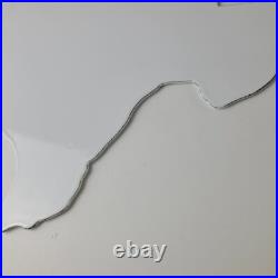 Vintage Texas Shaped Sign USA Humble Gas Service Station Pump Porcelain Sign