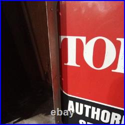 Vintage Toro Double Sided Flanged Sign (authorized Service) Vintage Toro Double Sided Flanged Sign (authorized Service)