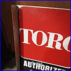 Vintage Toro Double Sided Flanged Sign (authorized Service) Vintage Toro Double Sided Flanged Sign (authorized Service)