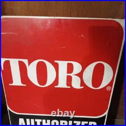 Vintage Toro Double Sided Flanged Sign (authorized Service) Vintage Toro Double Sided Flanged Sign (authorized Service)