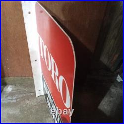 Vintage Toro Double Sided Flanged Sign (authorized Service) Vintage Toro Double Sided Flanged Sign (authorized Service)