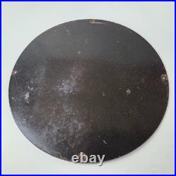 Vintage Toyota Sign Automobile Land Cruiser Gas Pump Dealer Porcelain Sign