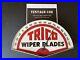 Vintage-Trico-Wiper-Blades-Advertising-Thermometer-Gas-Oil-Sign-no-glass-01-mo