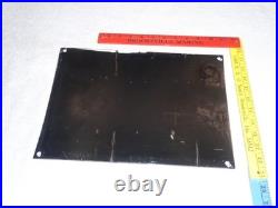 Vintage Triumph Motorcycles Dealer 14 X 10 Porcelain Metal Gasoline & Oil Sign