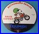 Vintage-Triumph-Motorcycles-Sign-Snoopy-Biker-Sign-Gas-Pump-Porcelain-Sign-01-aafk