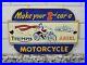 Vintage-Triumph-Porcelain-Sign-Gas-Motorcycle-Dealer-Advertising-Ariel-Service-01-clsk