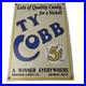 Vintage-Ty-Cobb-Baseball-Sign-MLB-Candy-Michigan-Porcelain-Gas-Sign-01-hcb