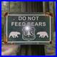 Vintage-US-Forest-Service-Do-Not-Feed-Bears-Porcelain-Sign-National-Park-Service-01-nwh