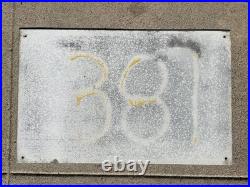 Vintage US Government Property No Trespassing Metal Sign