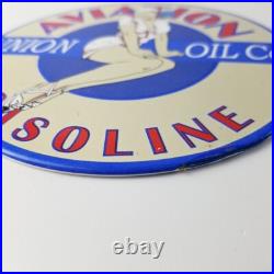 Vintage Union Oil Co Sign Aviation Gas Service Pump Porcelain Sign Vintage Union Oil Co Sign Aviation Gas Service Pump Porcelain Sign
