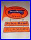 Vintage-United-Motors-Service-23-Double-Sided-3-pc-Porcelain-Metal-Flange-Sign-01-vyom