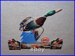 Vintage Us Ammunition Duck Hunting Metal Gun Bullet United States Gasoline Sign