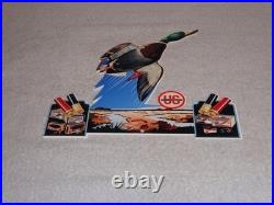 Vintage Us Ammunition Duck Hunting Metal Gun Bullet United States Gasoline Sign