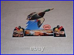 Vintage Us Ammunition Duck Hunting Metal Gun Bullet United States Gasoline Sign